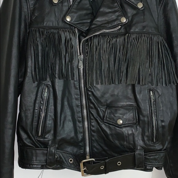 Dallas Premium Leather Motorcycle Jacket - Size 44 - Picture 2 of 8